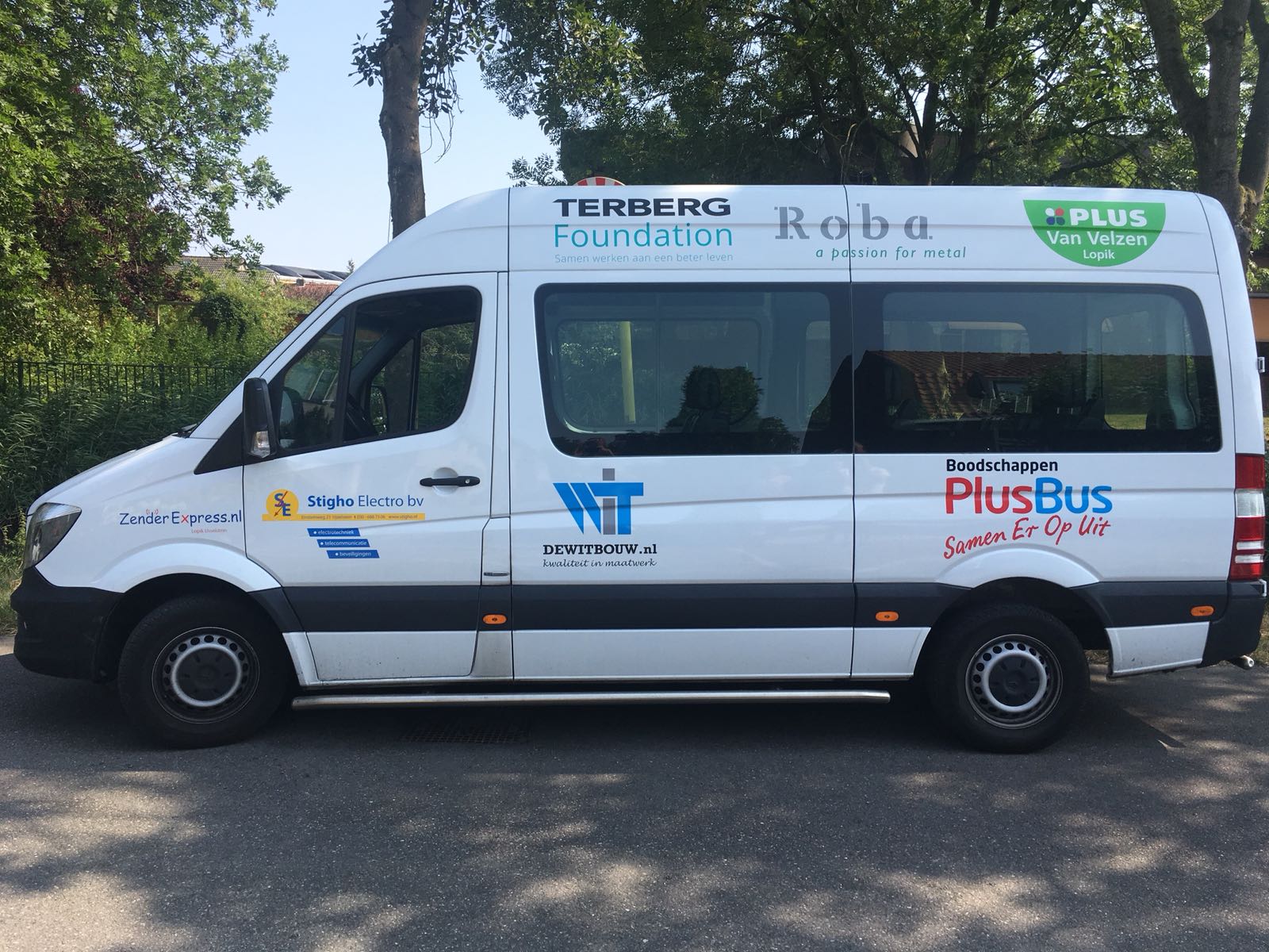 Zender Express bus sponsoring Terberg Foundation 2018
